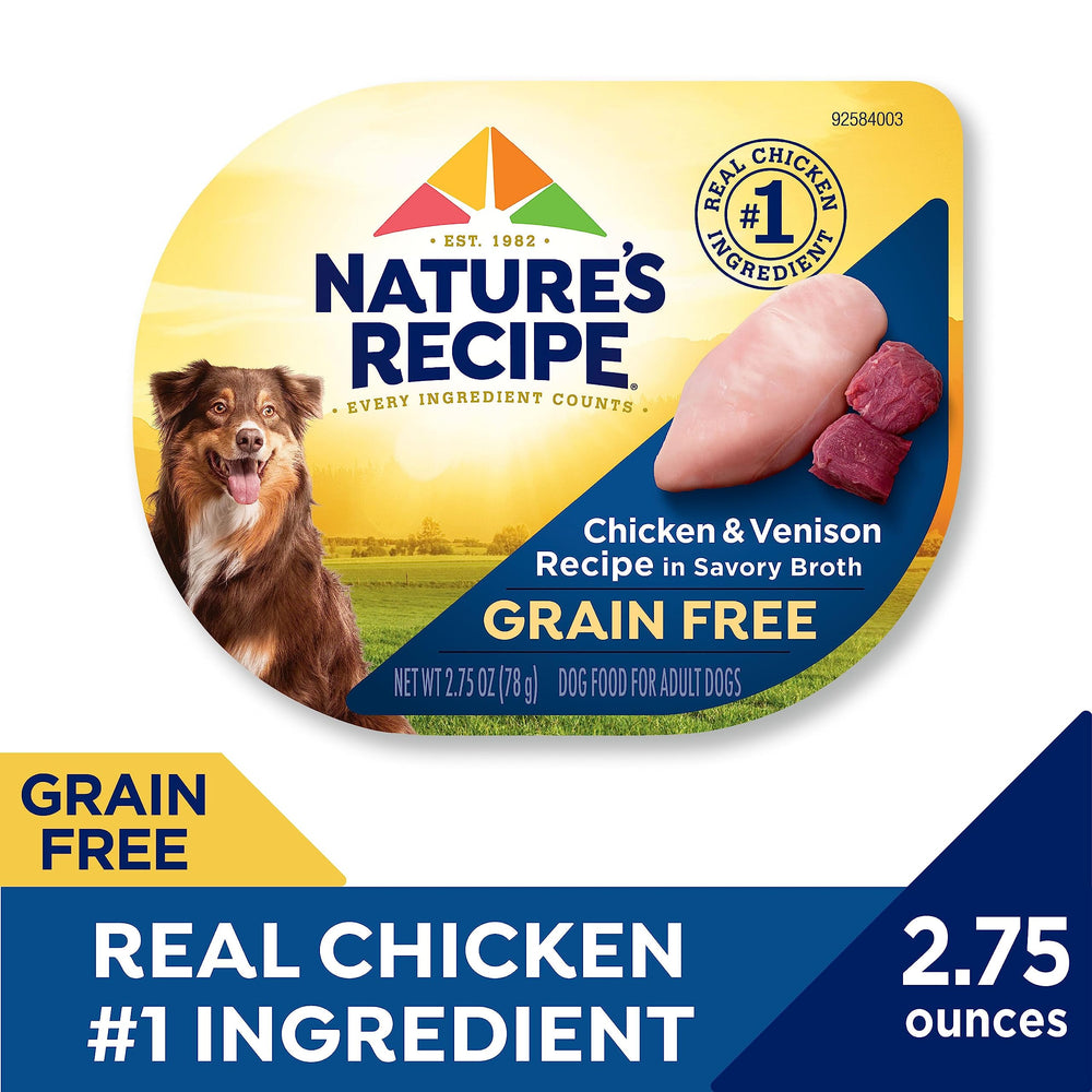 Nature's Recipe coupelle ouverte montrant une texture en bouillon appétissante