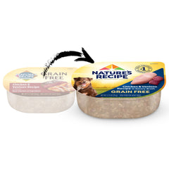 Nature's Recipe pack de 12 coupelles, praticité pour stockage et portions