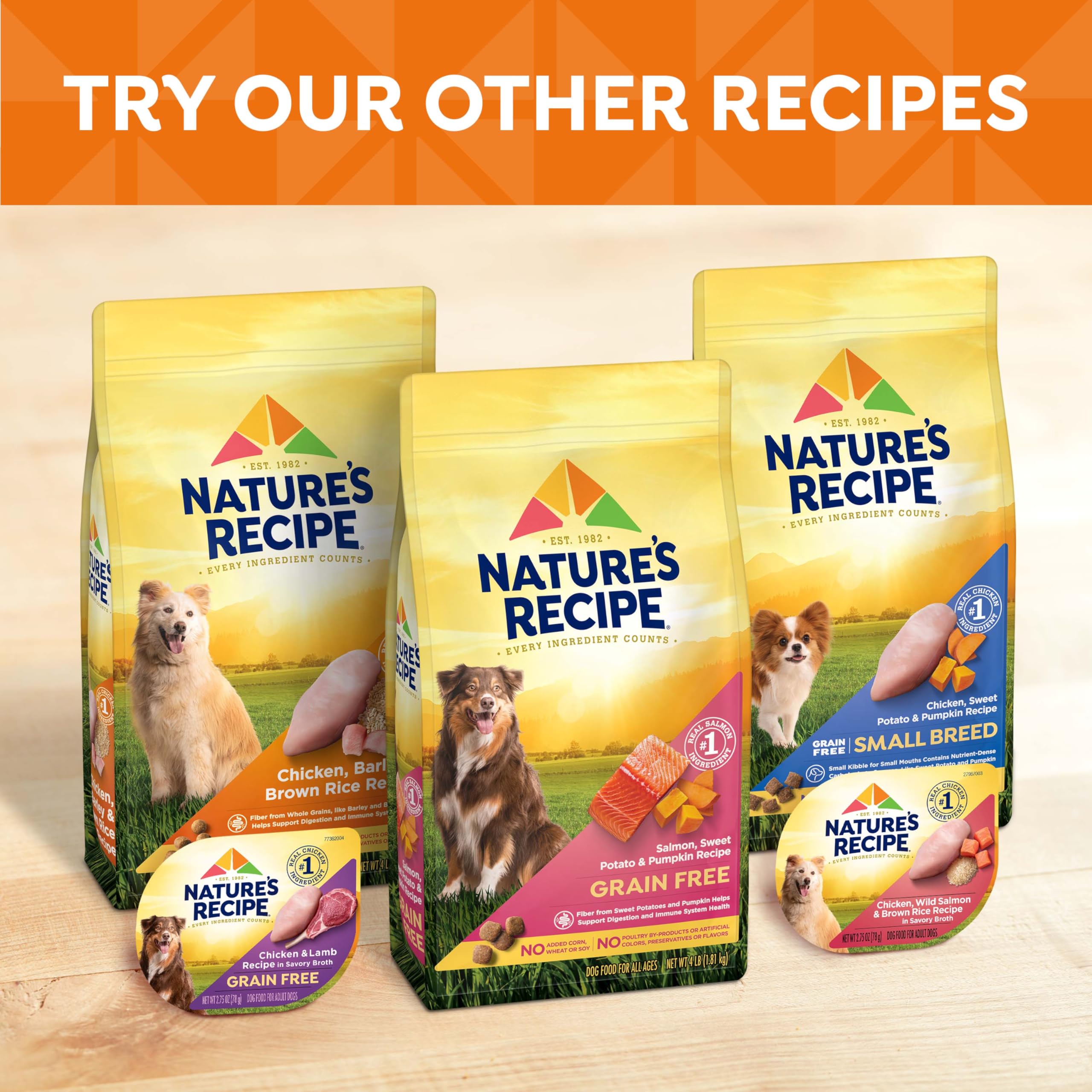 Nature's Recipe étiquette nutritionnelle lisible pour choix informé