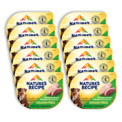 Nature's Recipe face du packaging montrant paquet pratique et ingrédients