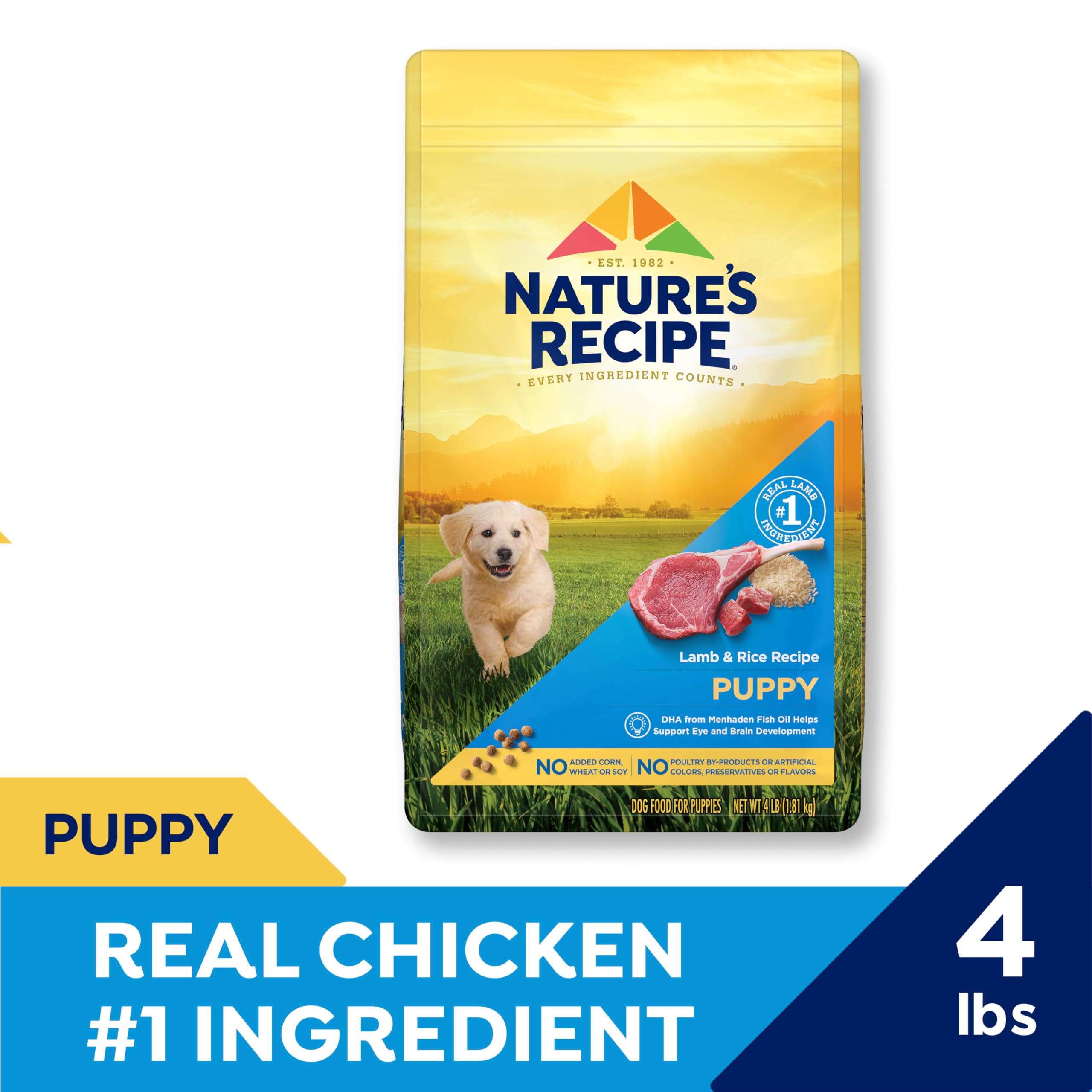 Nature's Recipe gros plan des croquettes avec texture appétissante