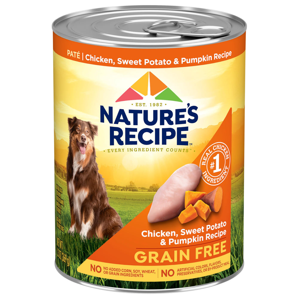 Nature's Recipe gros plan de la texture montrant ingrédient naturel et attractivité