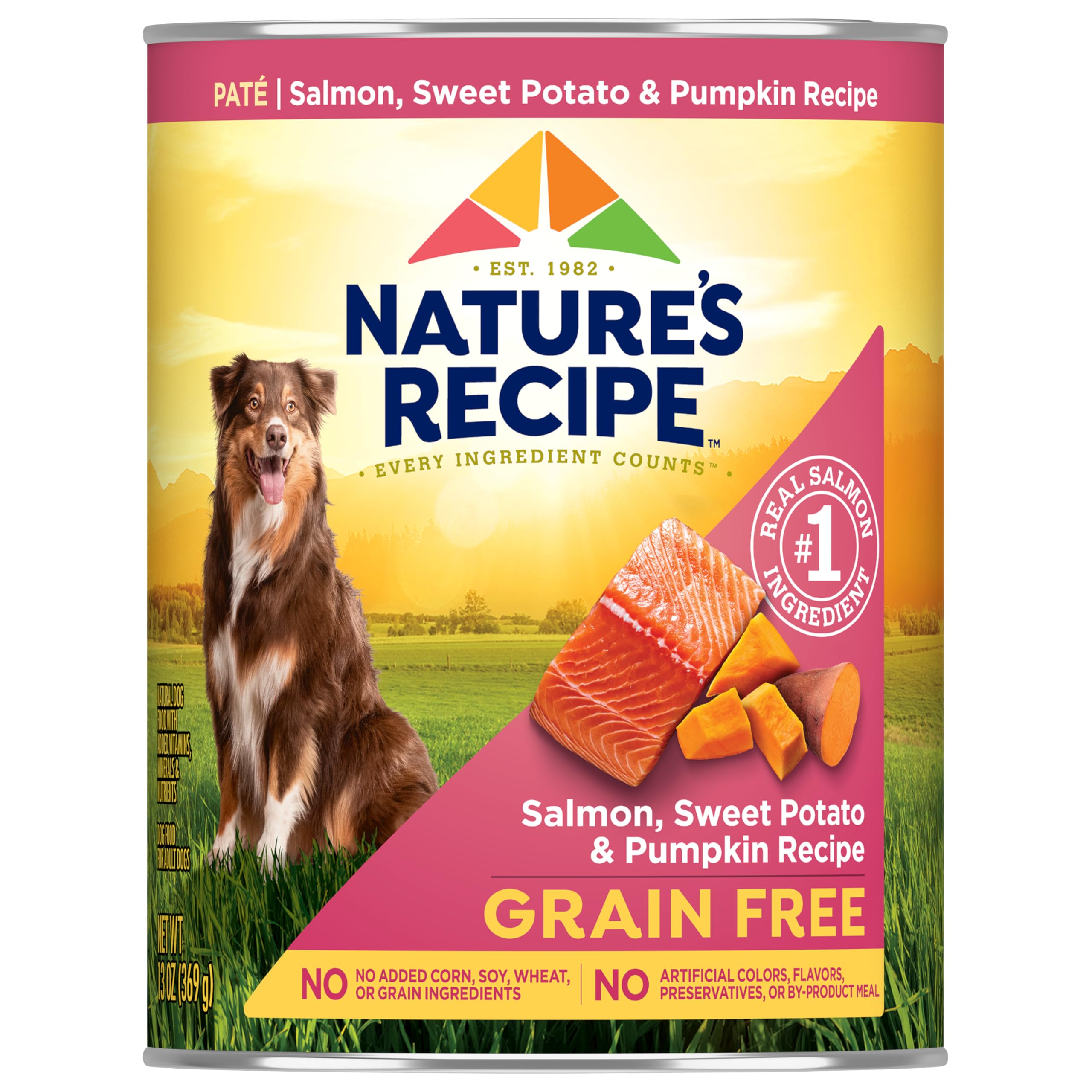 Nature's Recipe gros plan texture pâtée montrant appétence et qualité