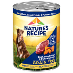 Nature's Recipe boîte ouverte révélant la pâtée appétente bénéfique pour l’appétit