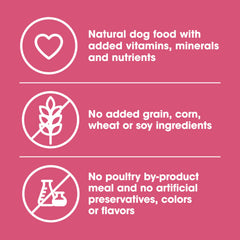 Nature's Recipe sac refermable détaillé gardant fraîcheur et facilité d'utilisation