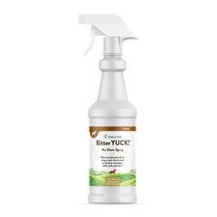 NaturVet flacon face montrant spray dissuasif pour équipement et longévité
