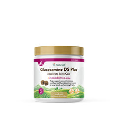 NaturVet boîte Glucosamine DS Plus Niveau 2 montrant packaging informatif et bénéfice mobilité