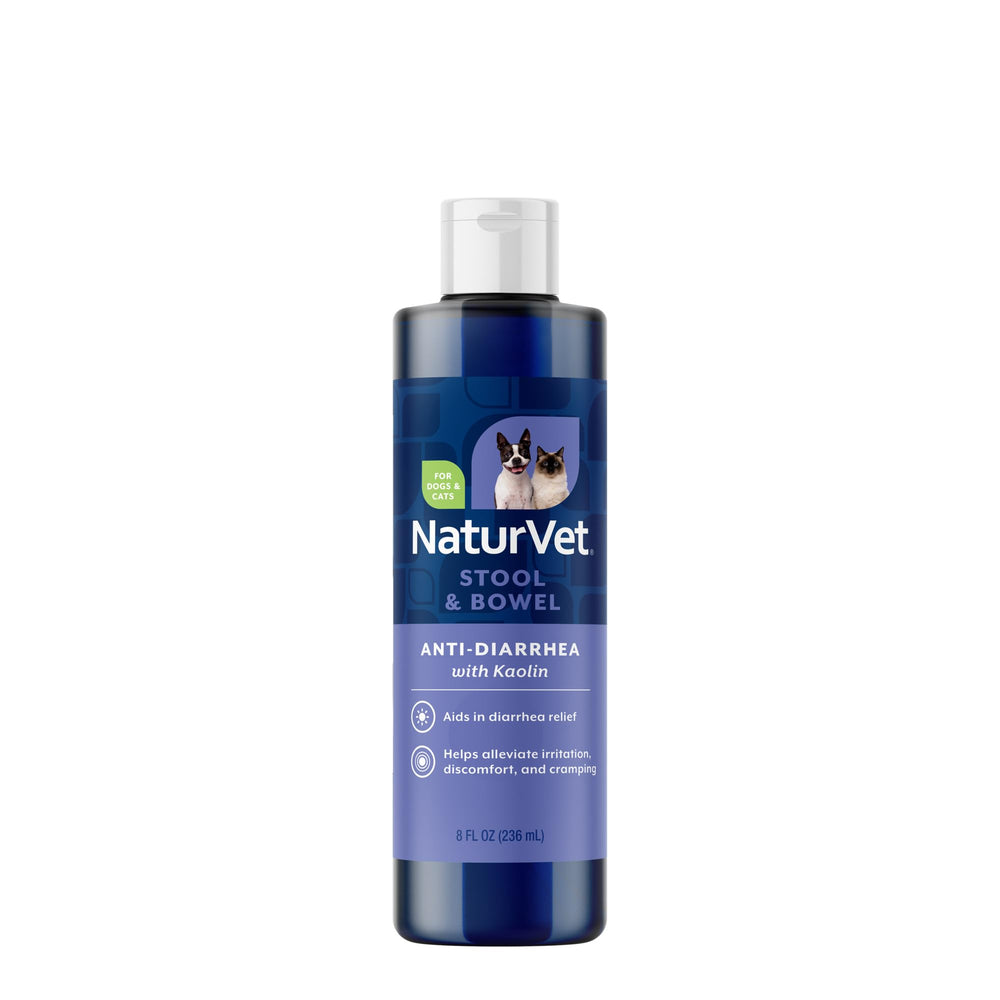 NaturVet bouteille devant montrant l'emballage et l'avantage d'administration facile