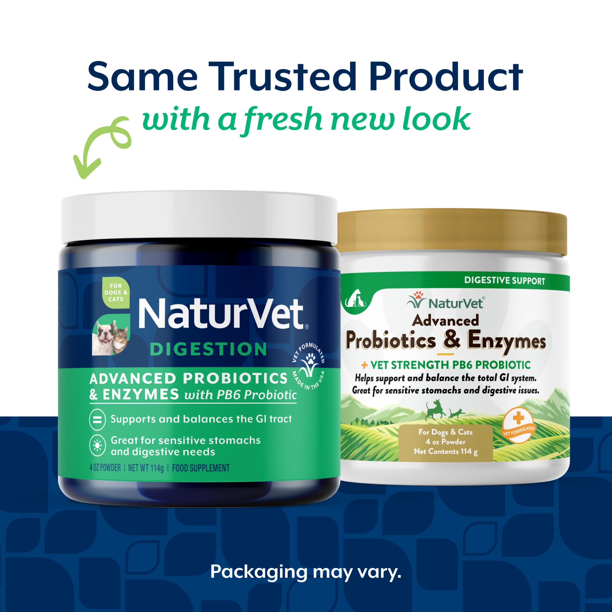 NaturVet poudre texture gros plan, facilitant le mélange à la nourriture