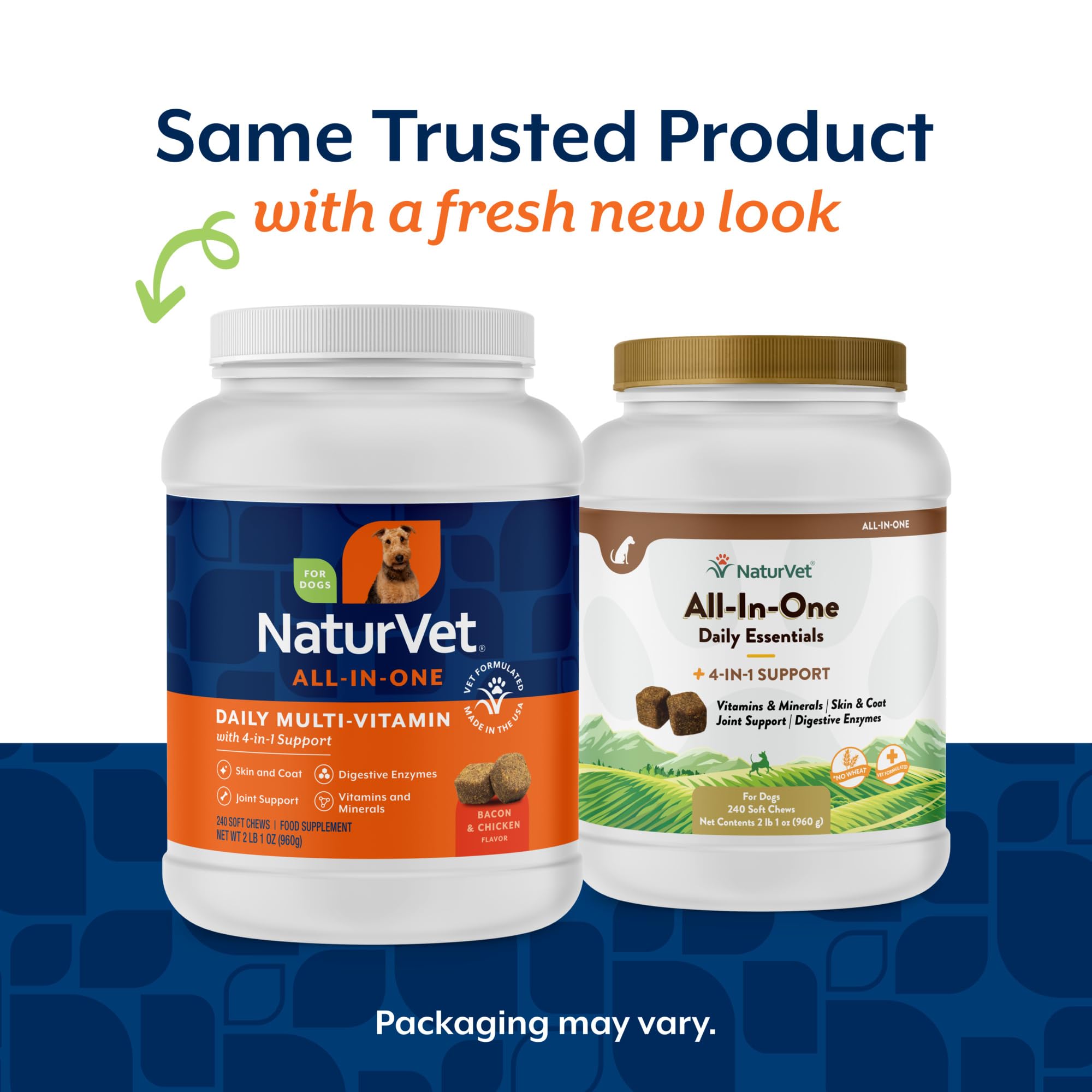 NaturVet gros plan sur un soft chew vantant la texture appétente