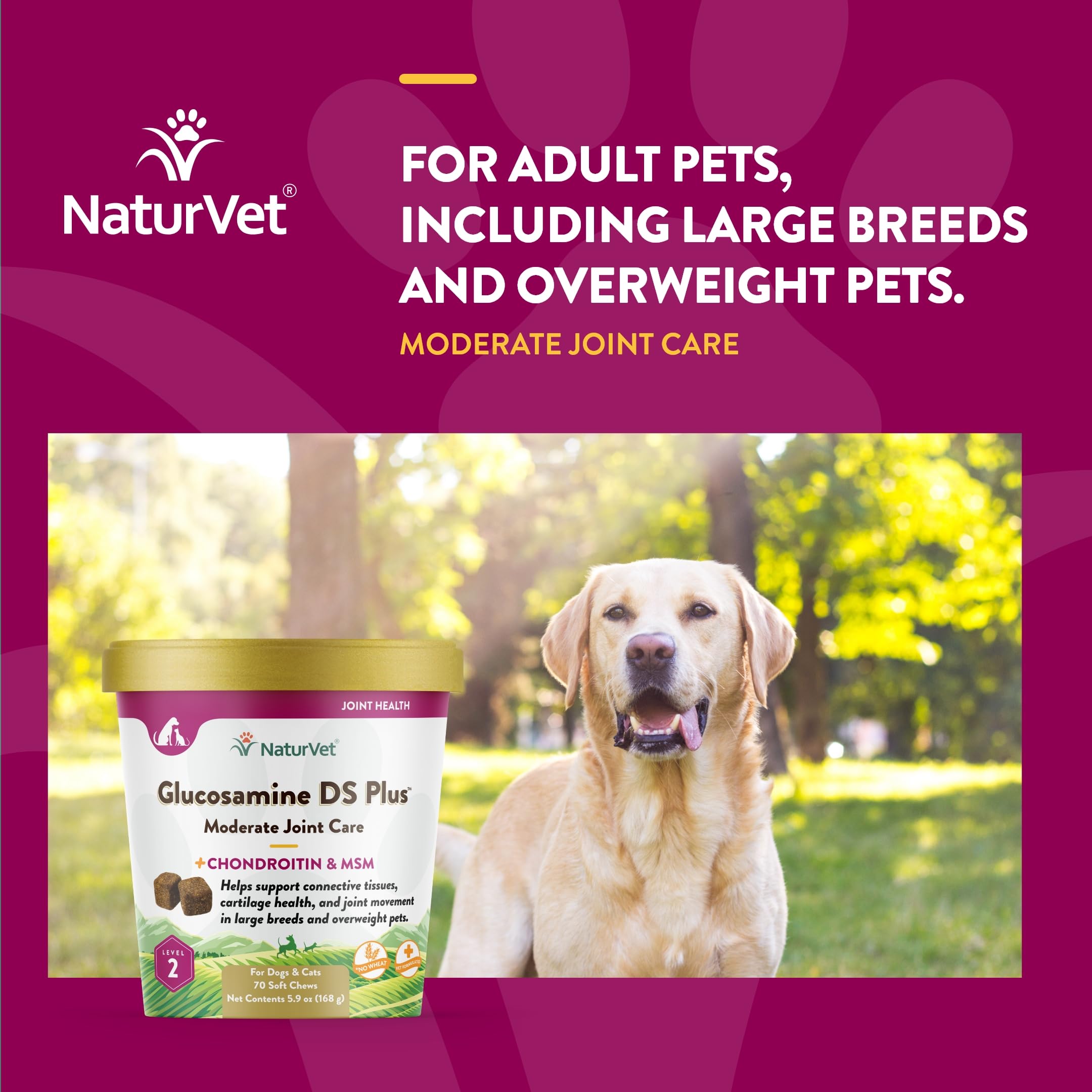 NaturVet comparaison taille des pastilles pour adapter la dose selon animal