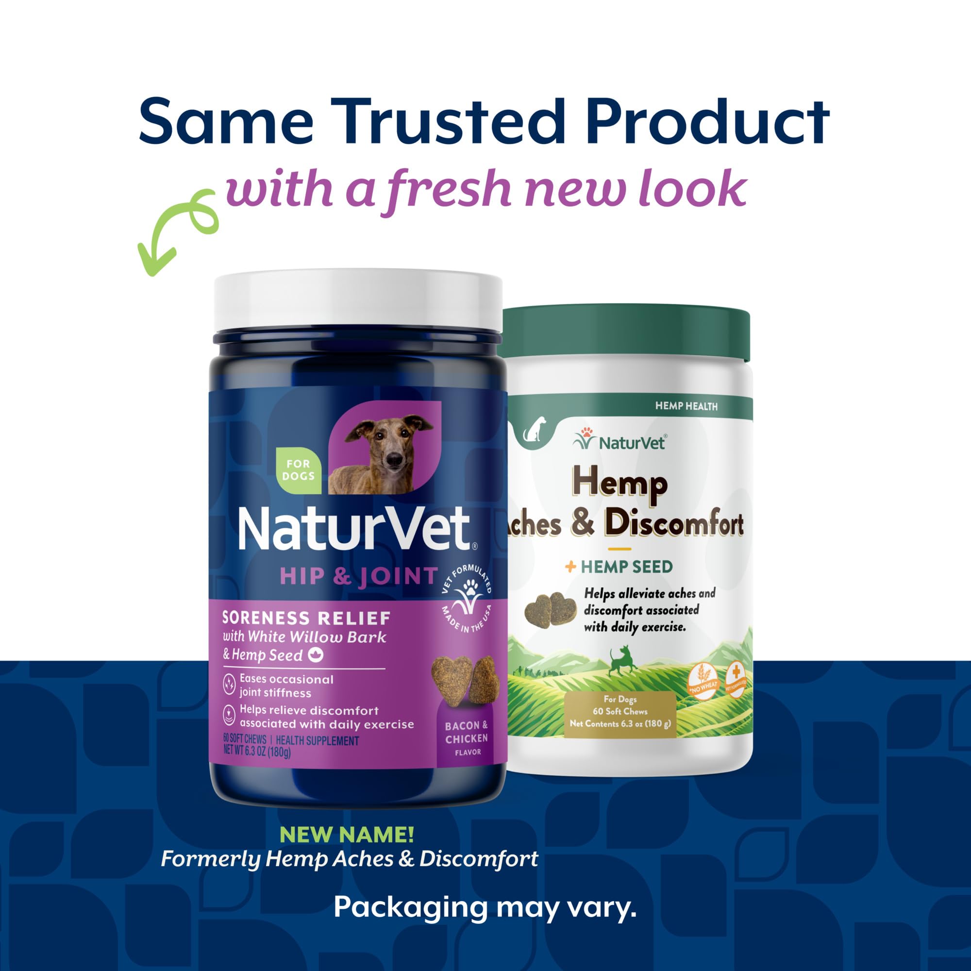 NaturVet emballage arrière avec dosage et informations utiles