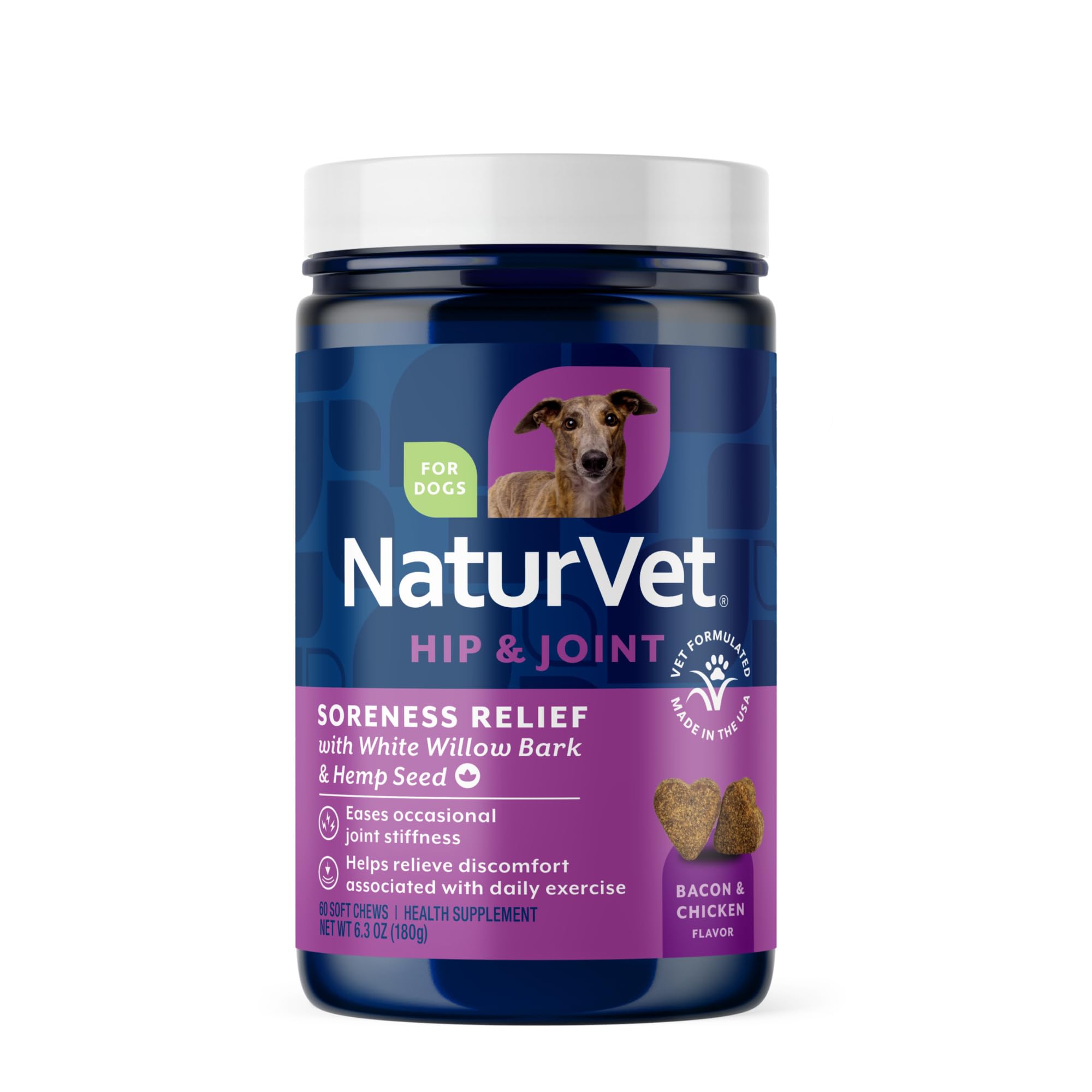 NaturVet emballage avant montrant produit et bénéfice pour mobilité