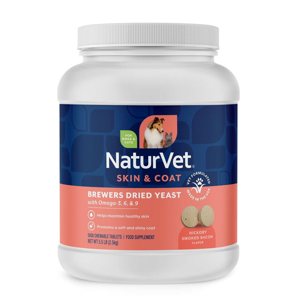 NaturVet emballage avant montrant 5000 comprimés et informations pratiques