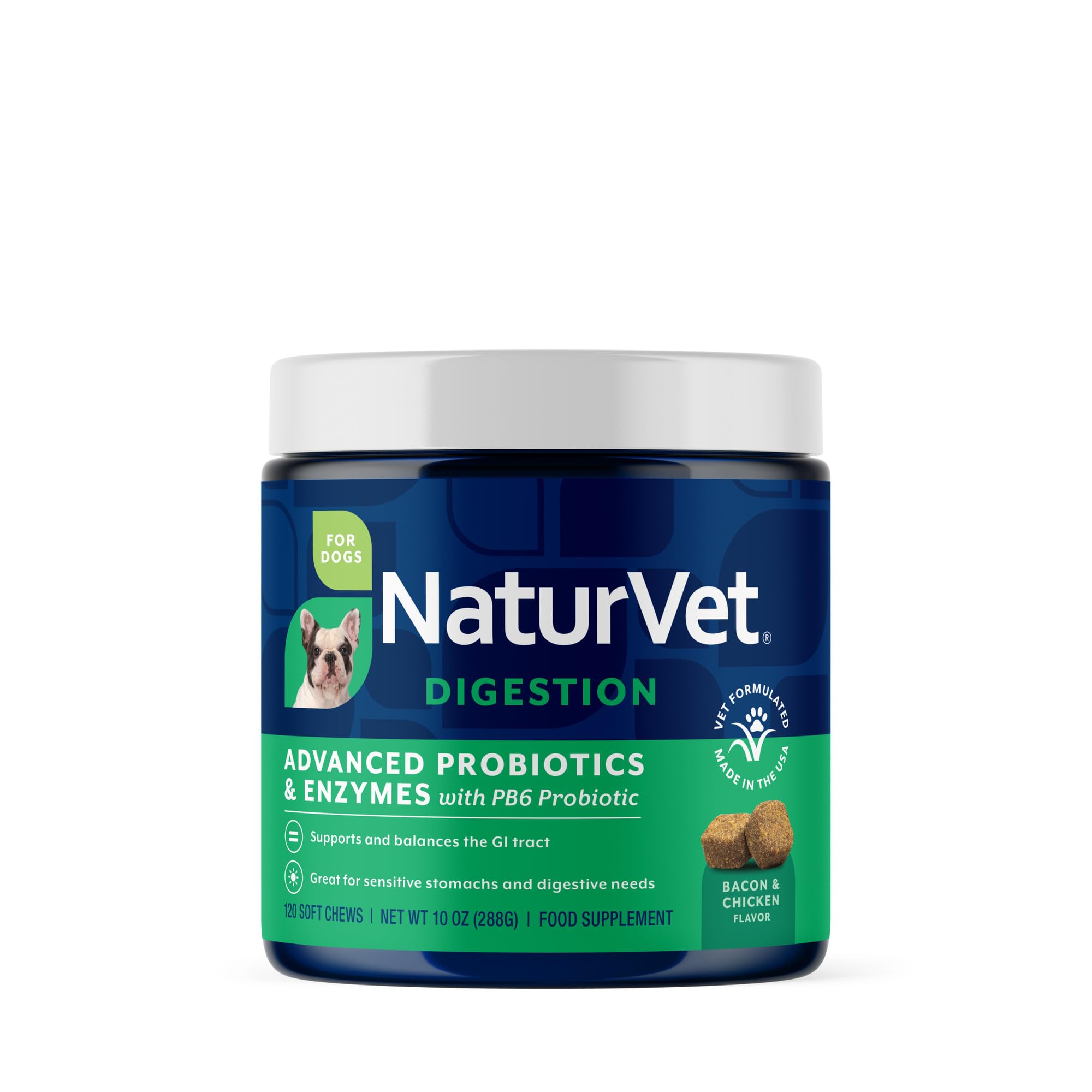 NaturVet emballage face montrant le produit, identification facile et bénéfice pratique