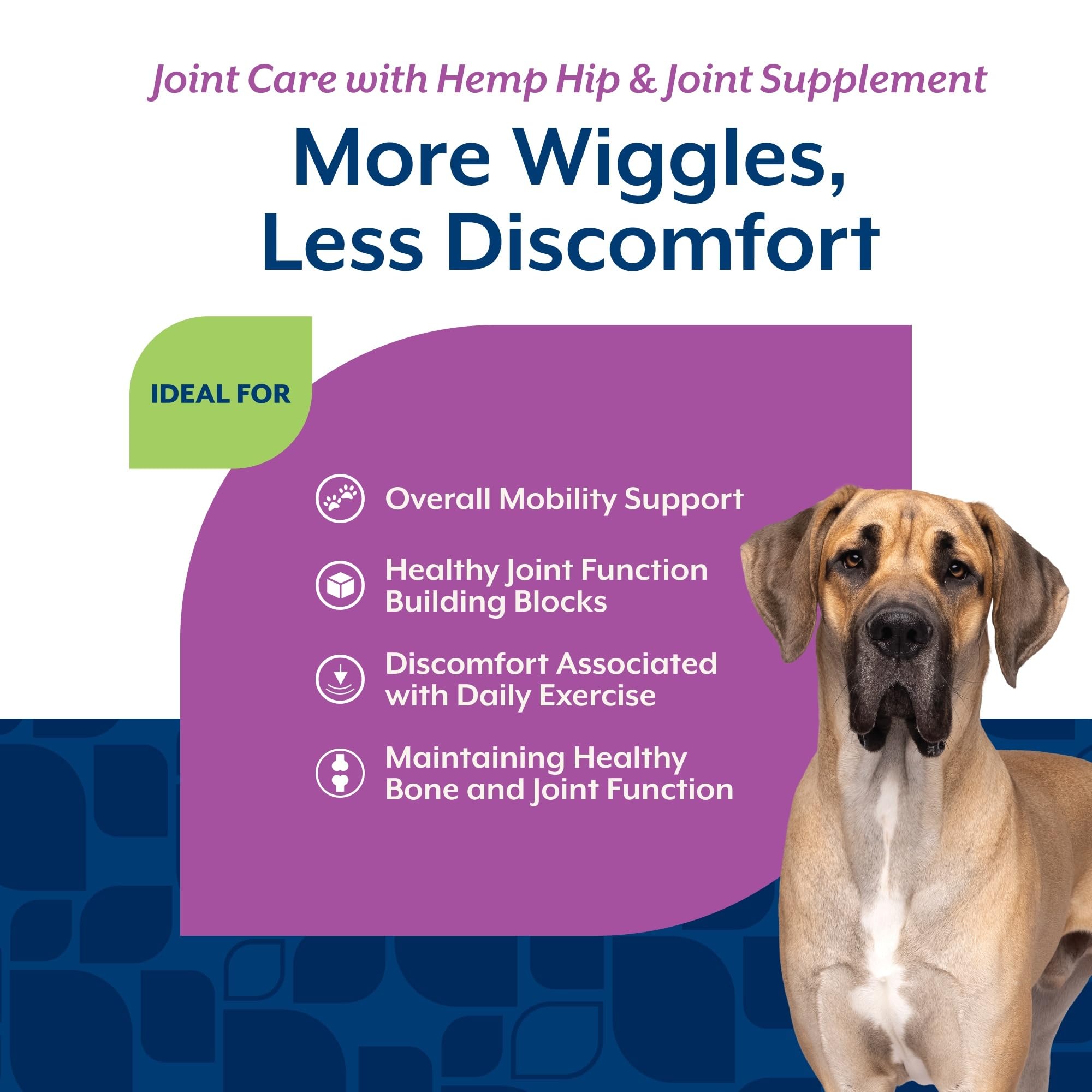 NaturVet mastiquable en main démontrant taille adaptée pour tout chien