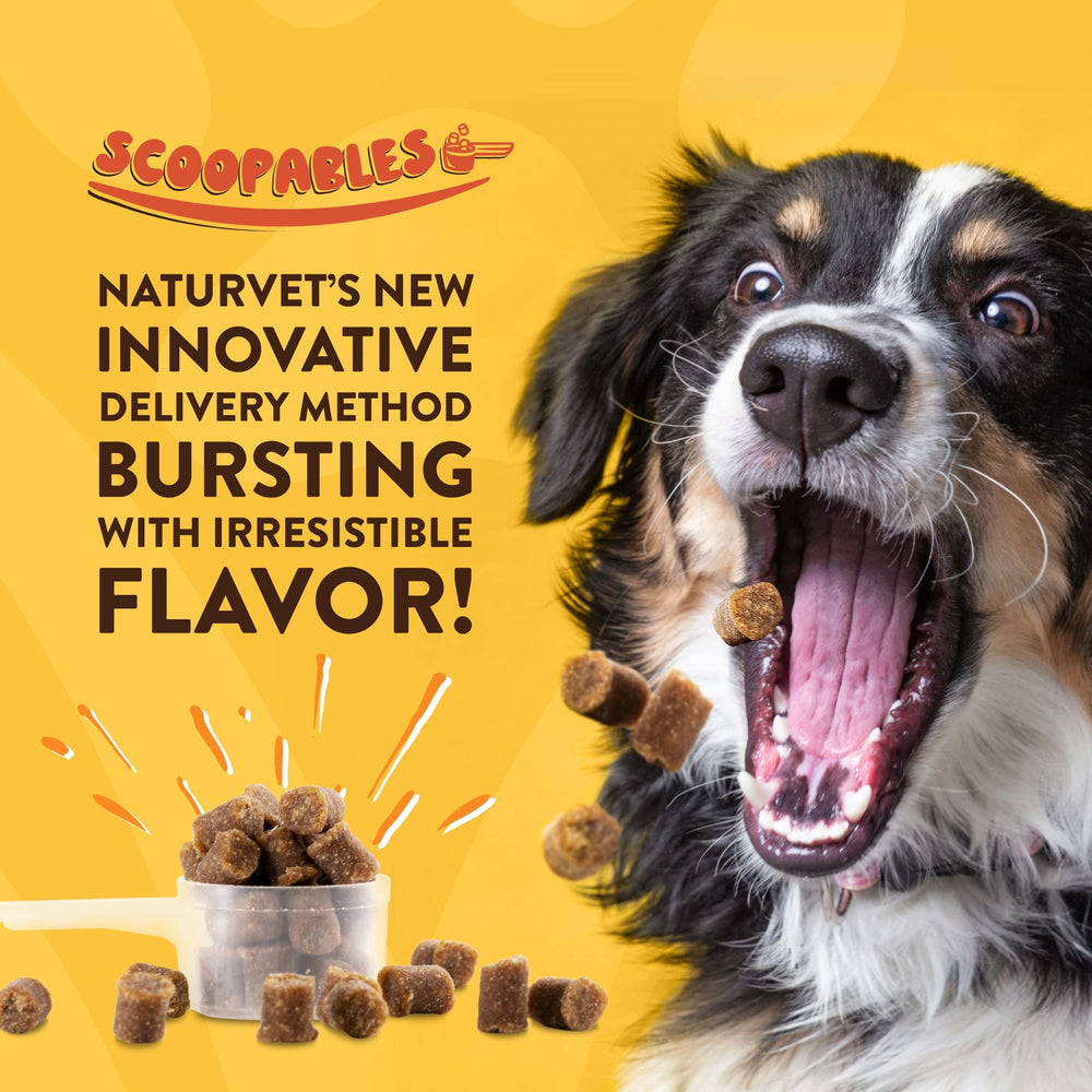 NaturVet texture du Scoopables gros plan montrant la consistance appétente