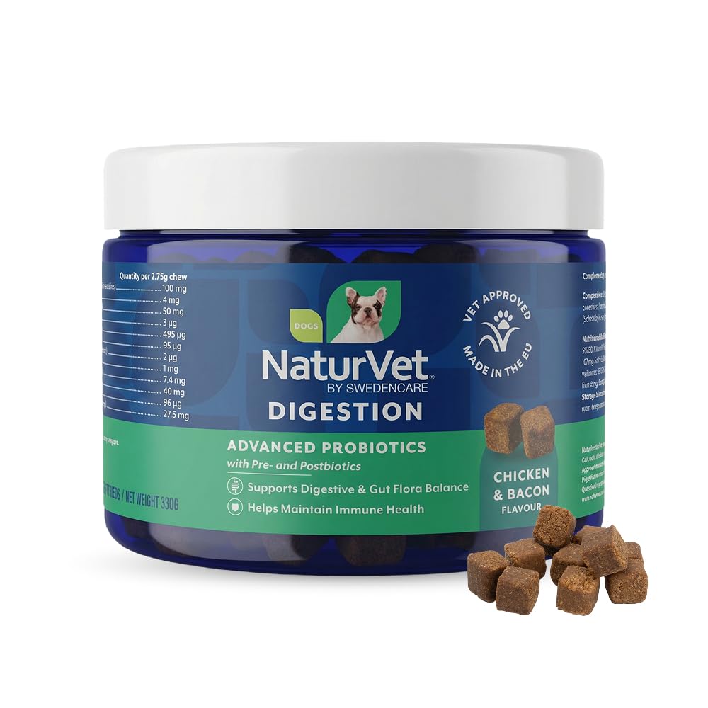 NaturVet paquet avant montrant l'identité et la praticité du produit