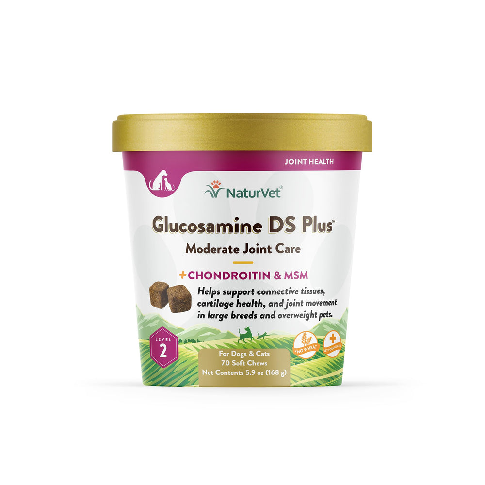 NaturVet emballage avant montrant pot de 70 pastilles et bénéfice conservation