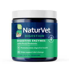 NaturVet pot face montrant l’étiquette et l’usage digestif bénéfique