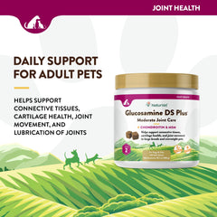 NaturVet détail de la texture des chews montrant ingrédients solides pour soutien articulaire