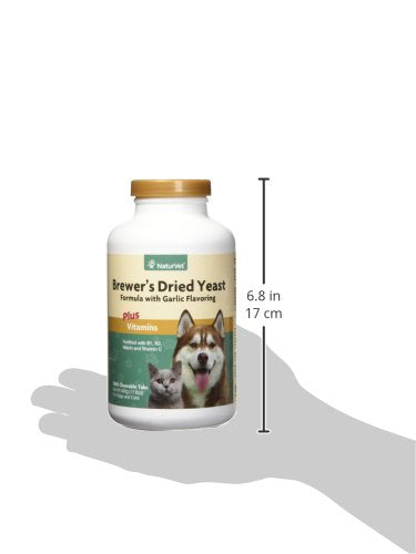 NaturVet texture de levure de bière illustrant nutriments essentiels