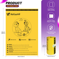 Natuural distributeur accroché à une laisse illustrant une fixation solide