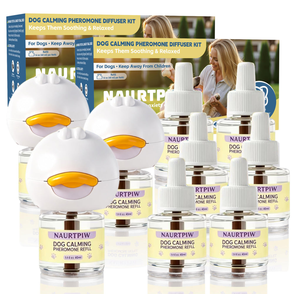 NAURTPIW face avant du kit montrant les trois diffuseurs et recharges pour tranquillité