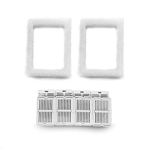 NautyPaws texture et couches intérieures montrant coton, charbon et résine filtrante