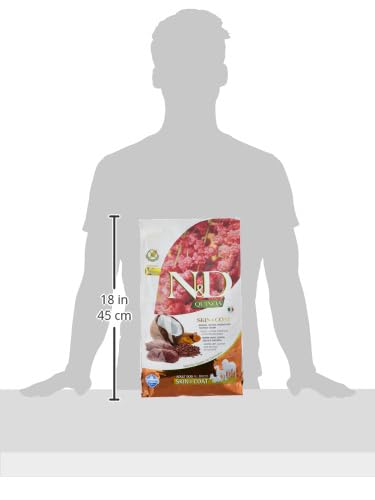 N&D étiquette nutritionnelle détaillée affichant ingrédients et garanties qualité