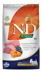 N&D paquet avant-plan montrant variété et bénéfice nutritionnel