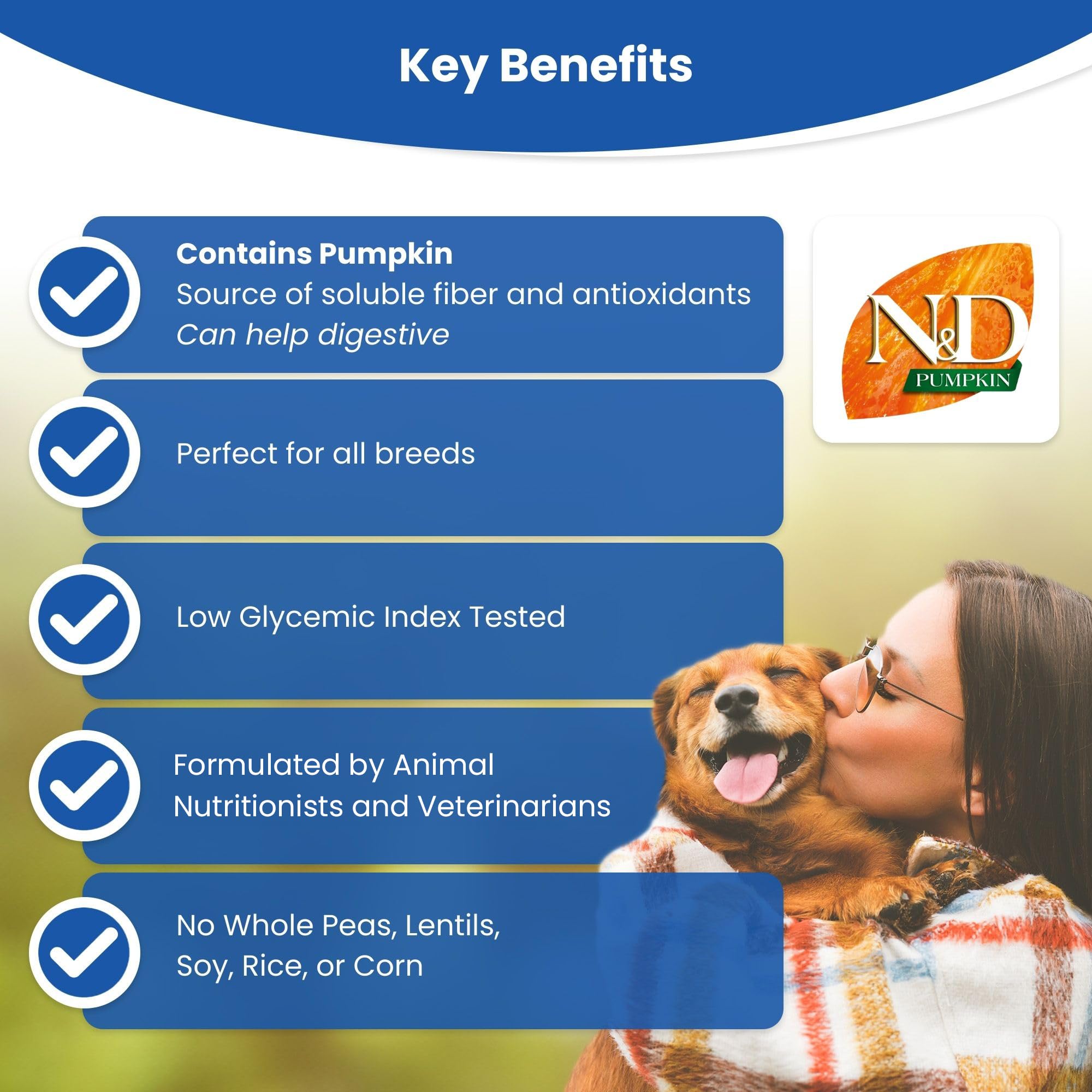 N&D étiquette nutrition claire, informations complètes et confiance