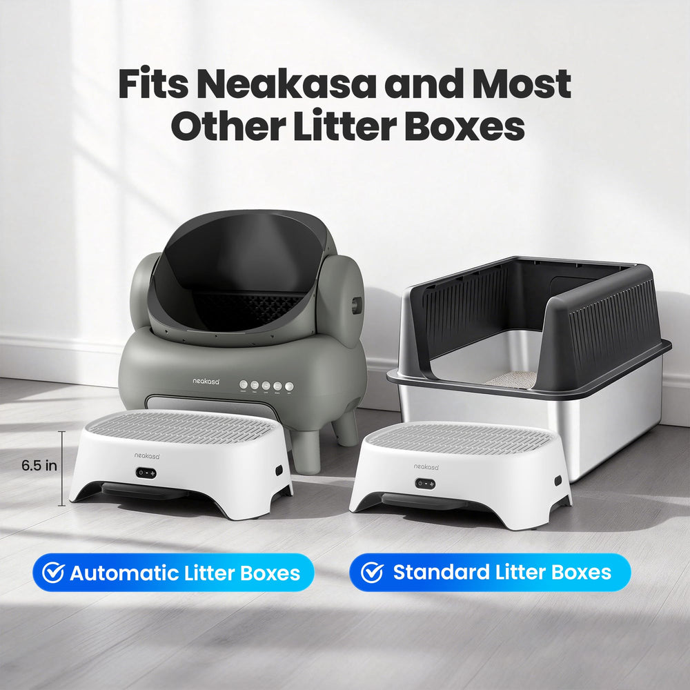 Neakasa Airstep panneau d'indication des trois modes de ventilation, adaptation selon besoin