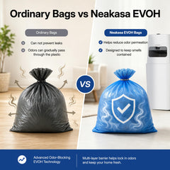 Neakasa PooGuard Plus rouleau de sacs EVOH multicouches pour barrière anti-odeur