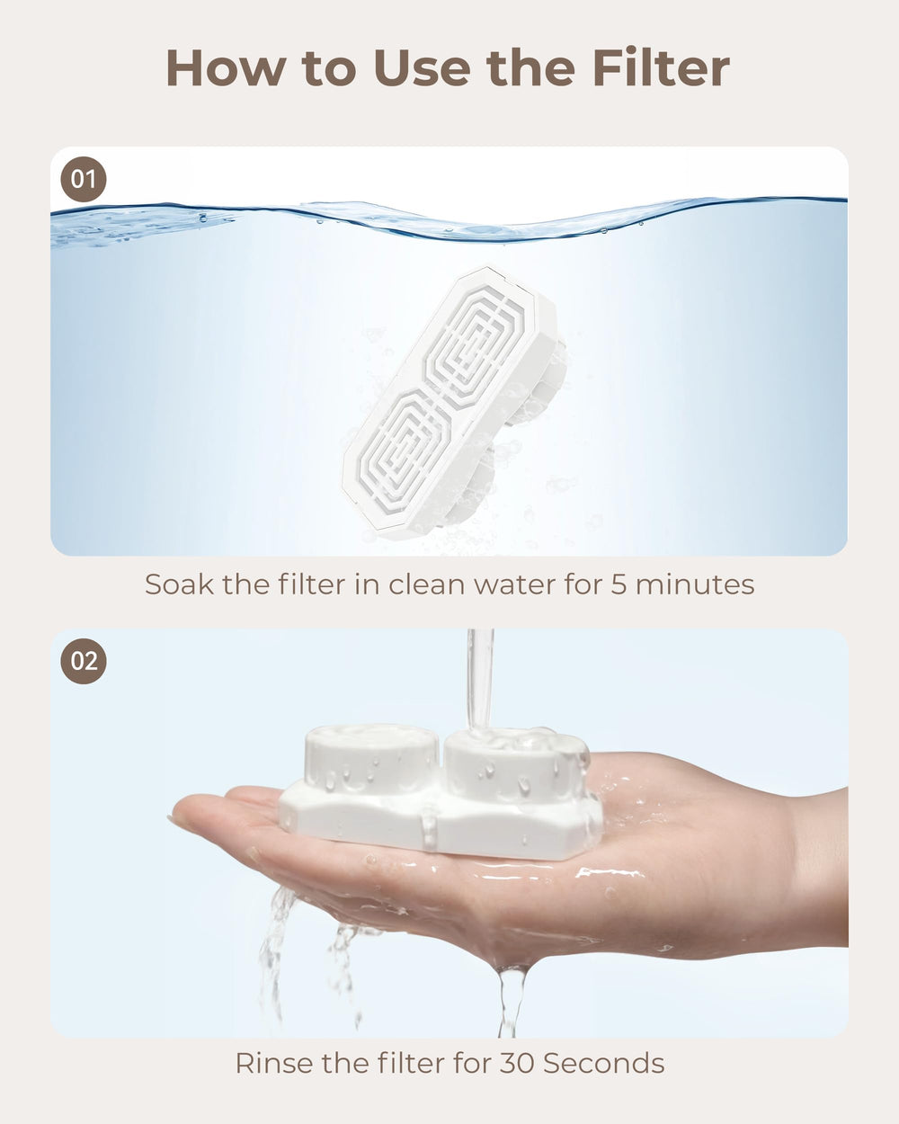 Neareal comparaison d'échelle avec la fontaine 3,2 L pour ajustement sûr