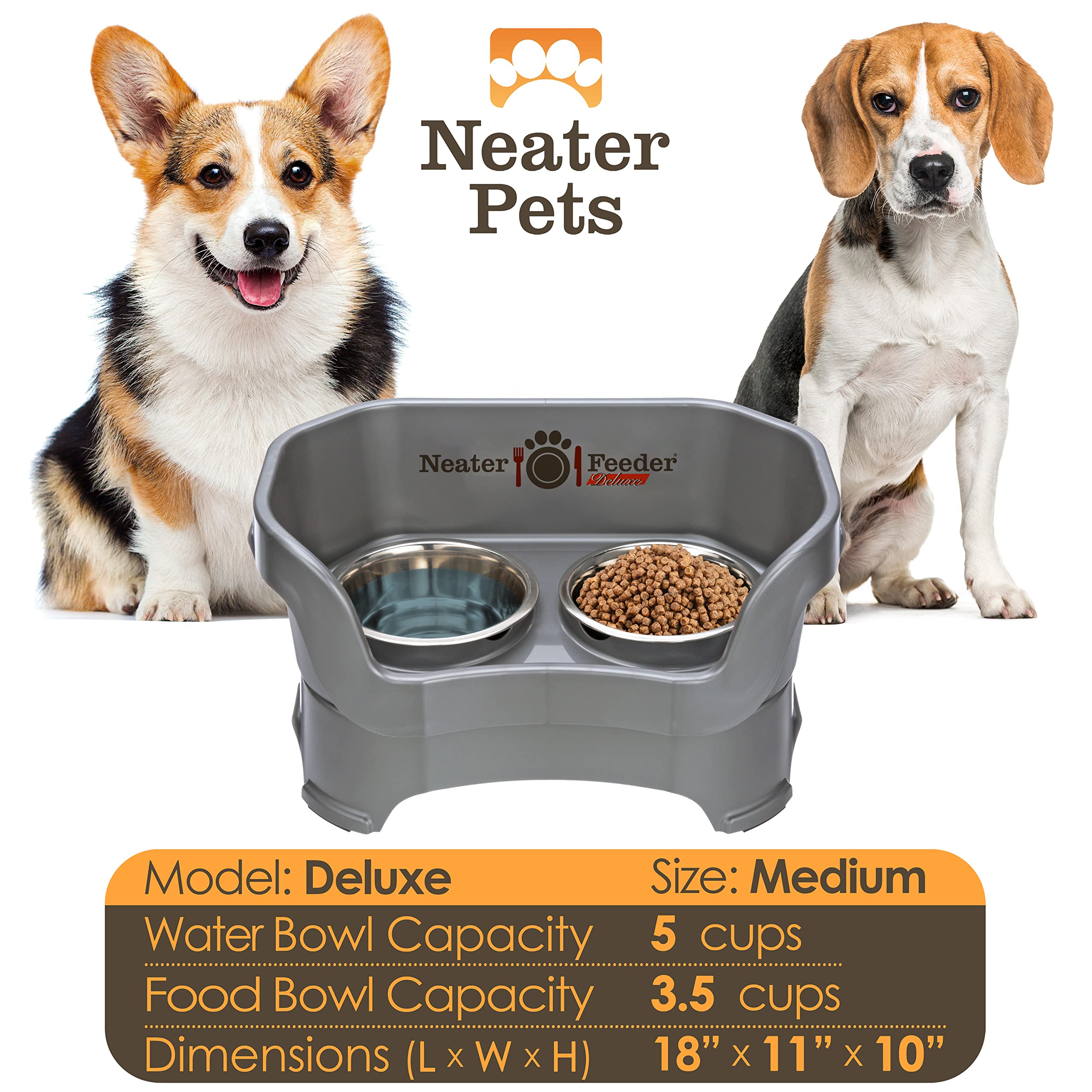 Neater Pet Brands station dans une cuisine moderne réduisant miettes et salissures