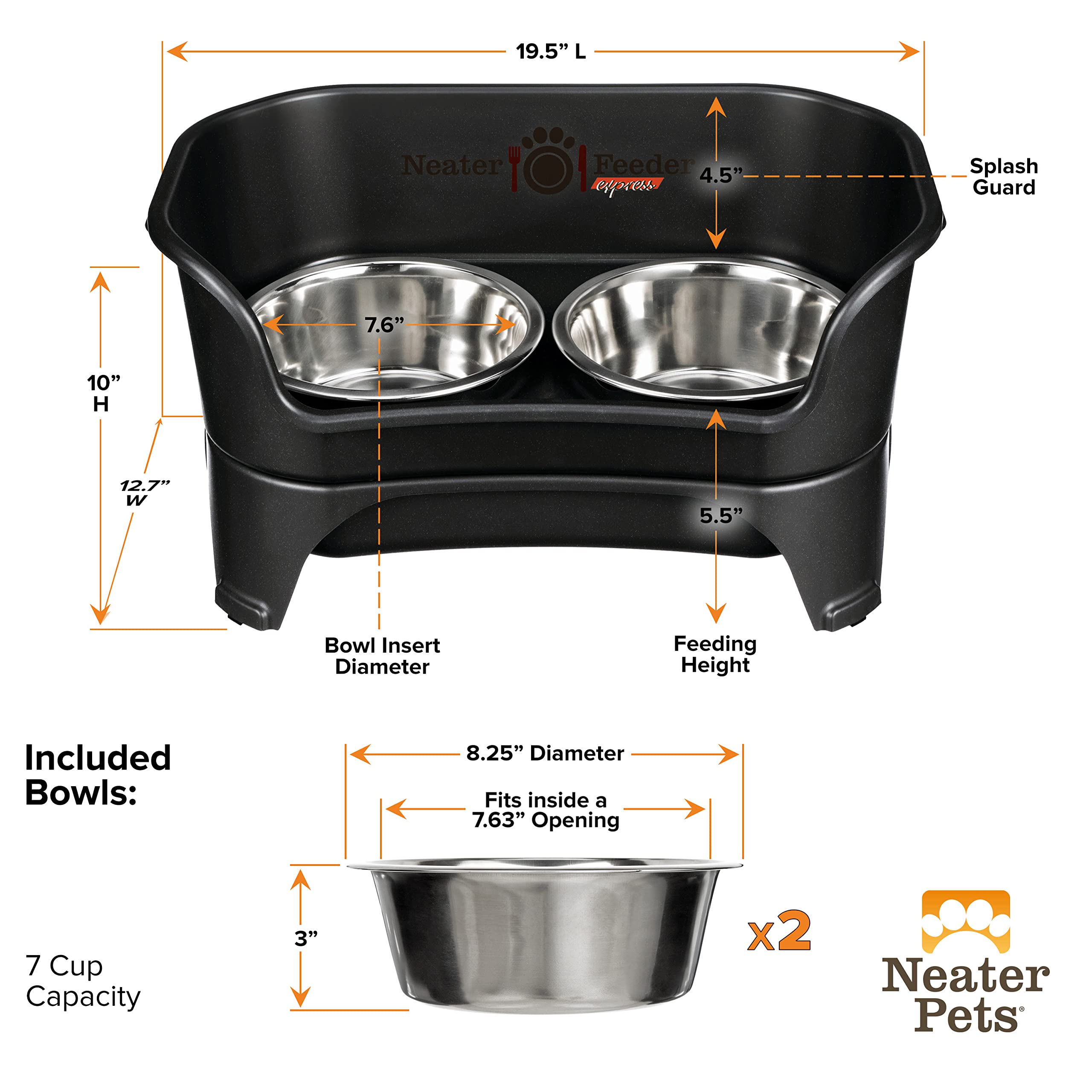 Neater Feeder bols et support au lave-vaisselle, nettoyage facile