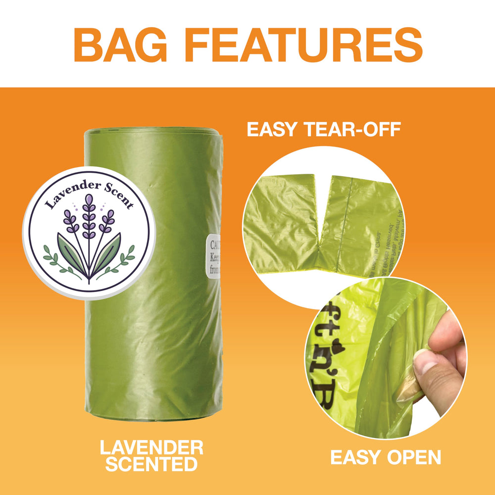 Neater Pet Brands sac en place sur le ramasse-crottes Lift N’ Bag, collecte hygiénique
