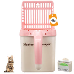 Neater Pet Brands face avant du bac montrant un dépôt propre