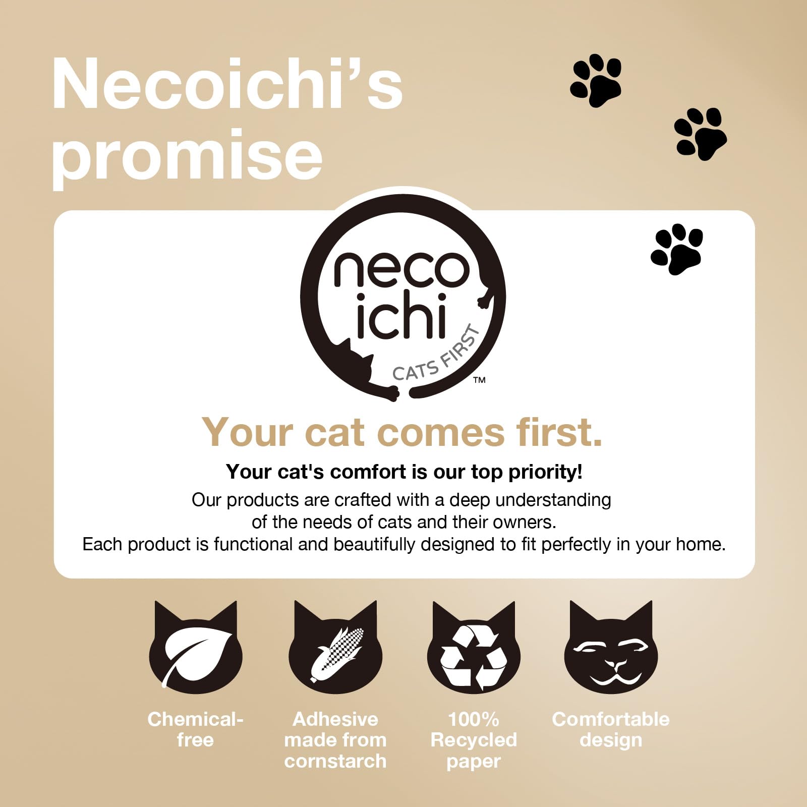 猫壱 necoichi comparaison taille avec objet du quotidien, dimensions claires