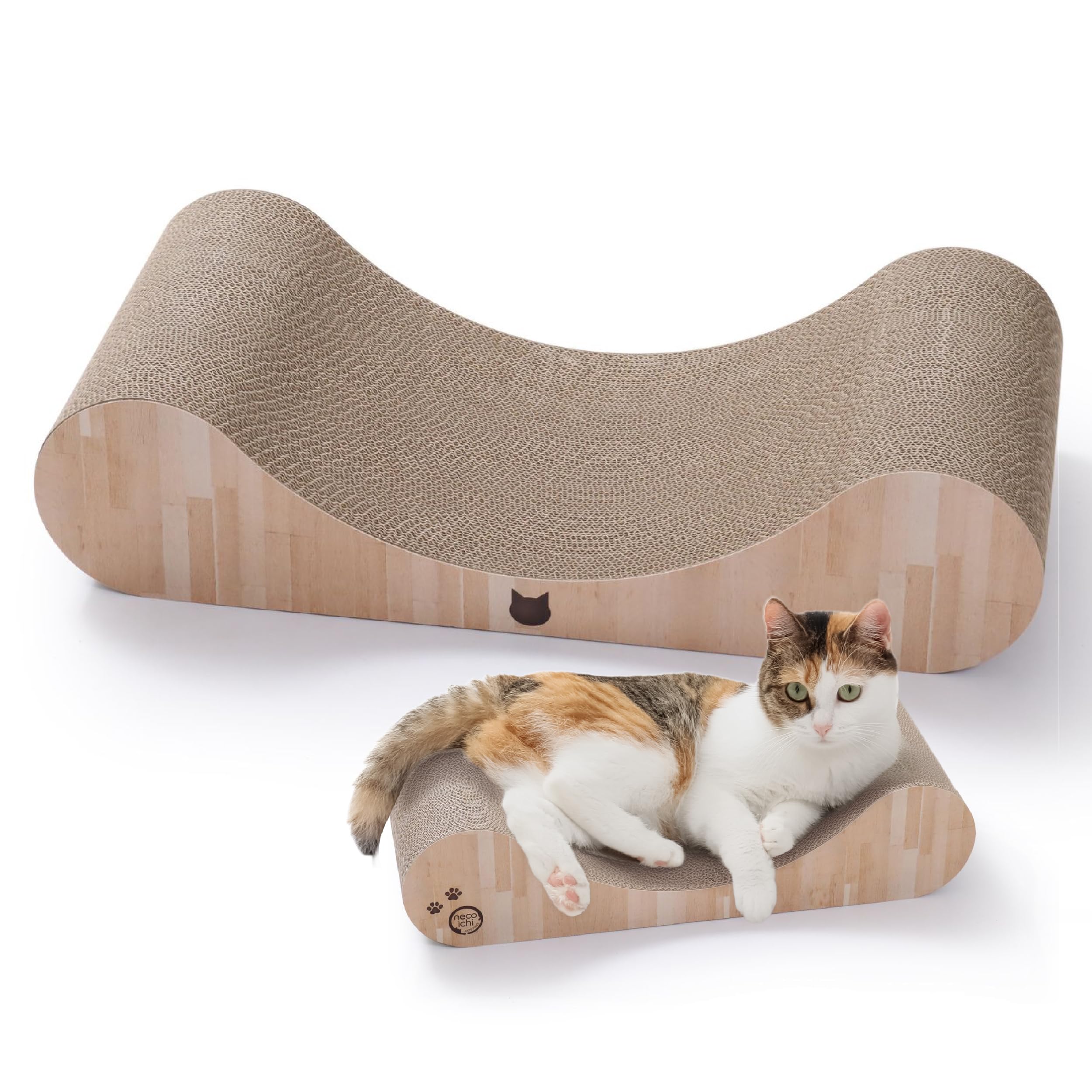 猫壱 Necoichi griffoir-lit devant, design oak, protège meubles