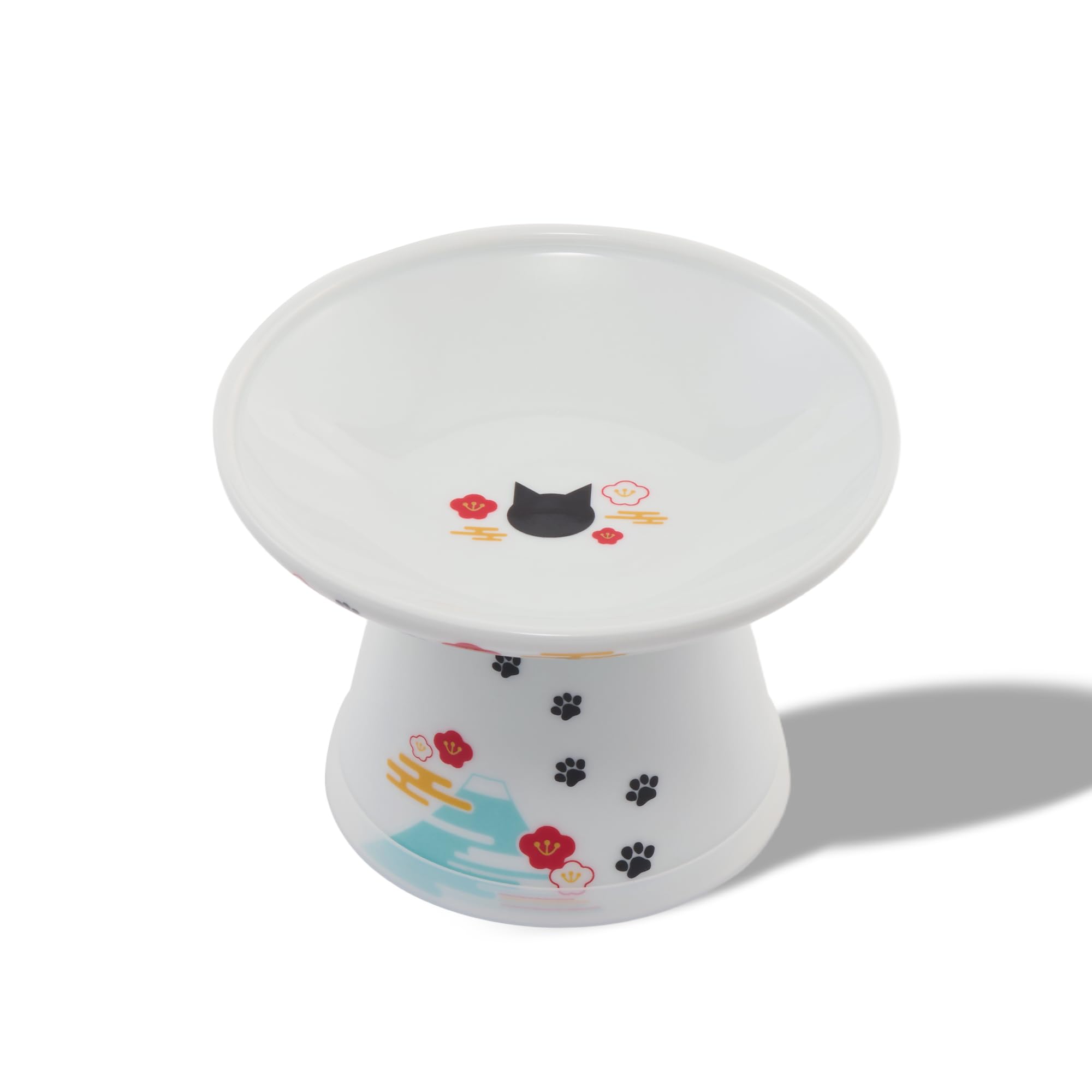 猫壱 Necoichi bol porcelaine face avant élégant et stable pour repas propre