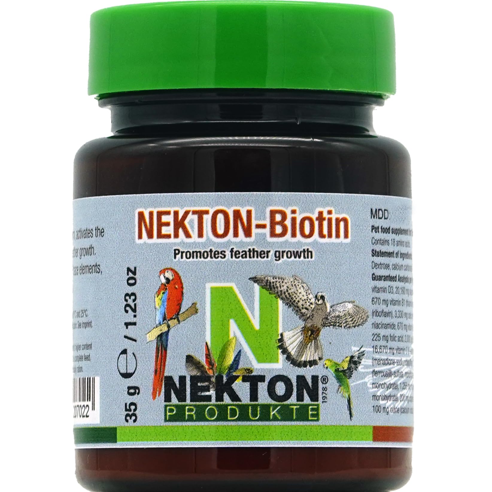 Nekton emballage avant montrant le flacon et bénéfice visibilité produit