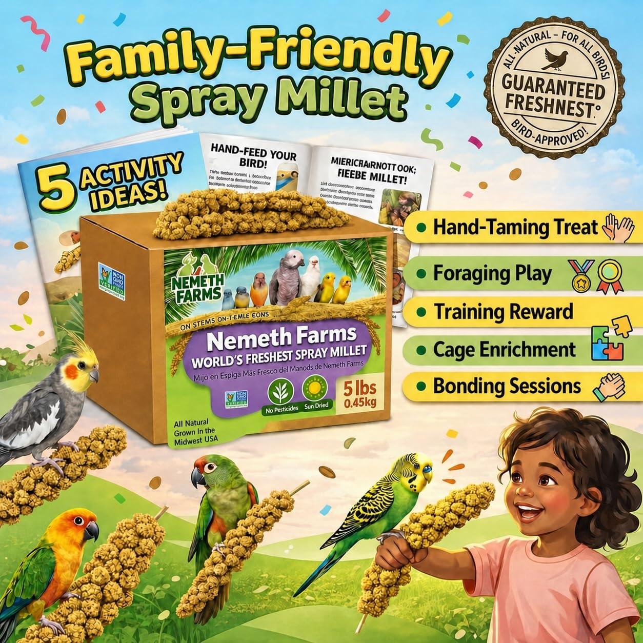 Nemeth Farms étiquette montrant certification Non-GMO Project reconnue