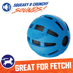Nerf Dog balle en usage avec chien rapportant pour exercice actif