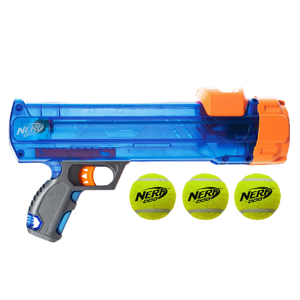 Nerf Dog trois balles 2 pouces incluses facilitant jeux répétés