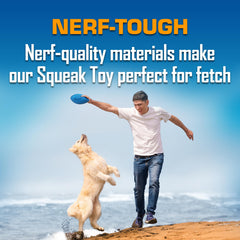 Nerf Dog jouet en bouche de chien encourageant le rapport actif