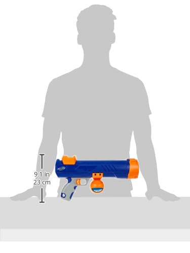 Nerf Dog lanceur en action dans un parc, maximise entraînement et distance