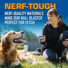 Nerf Dog détail de la prise mains libres qui garde les mains propres