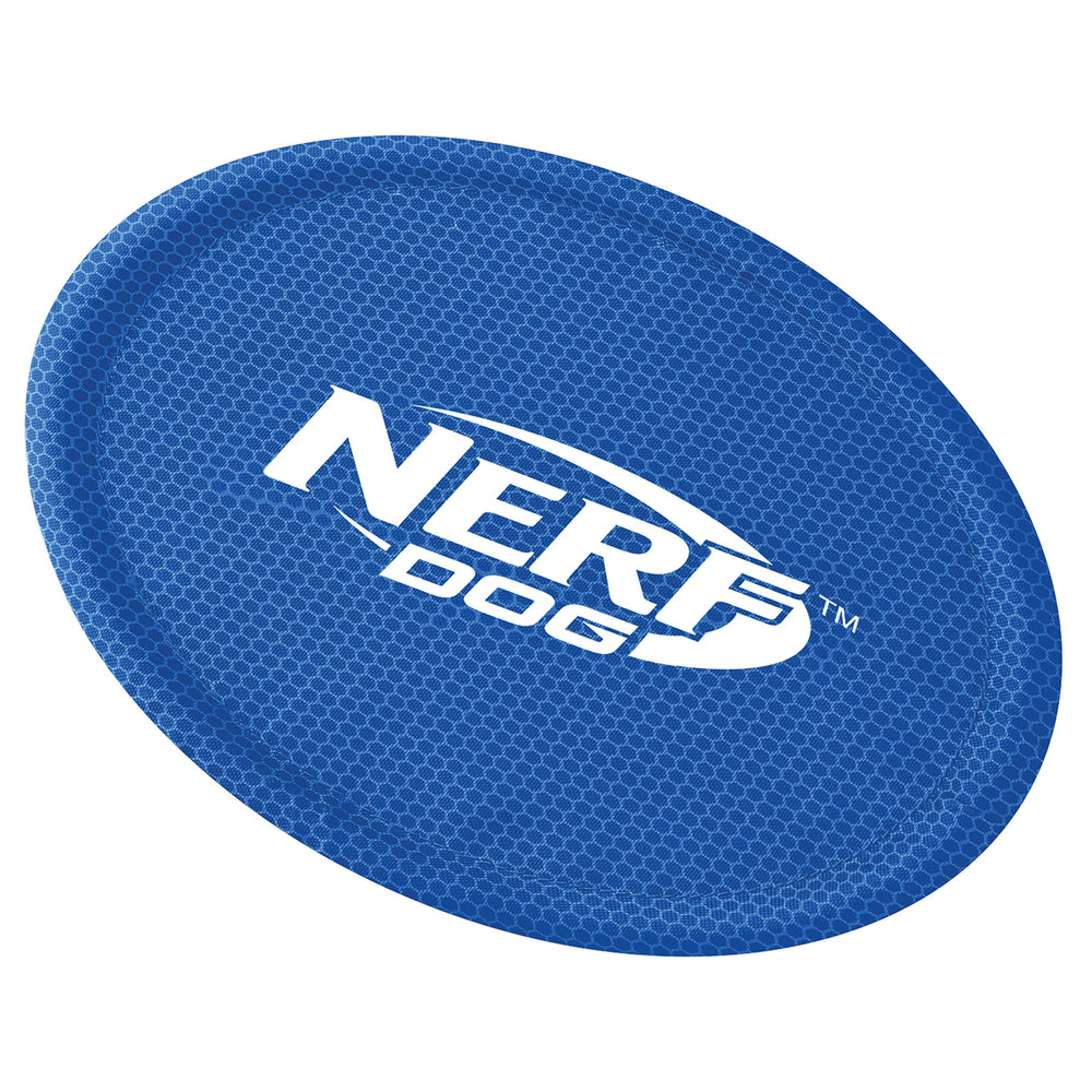 Nerf Dog comparaison taille avec main démontrant diamètre pratique de 23 cm